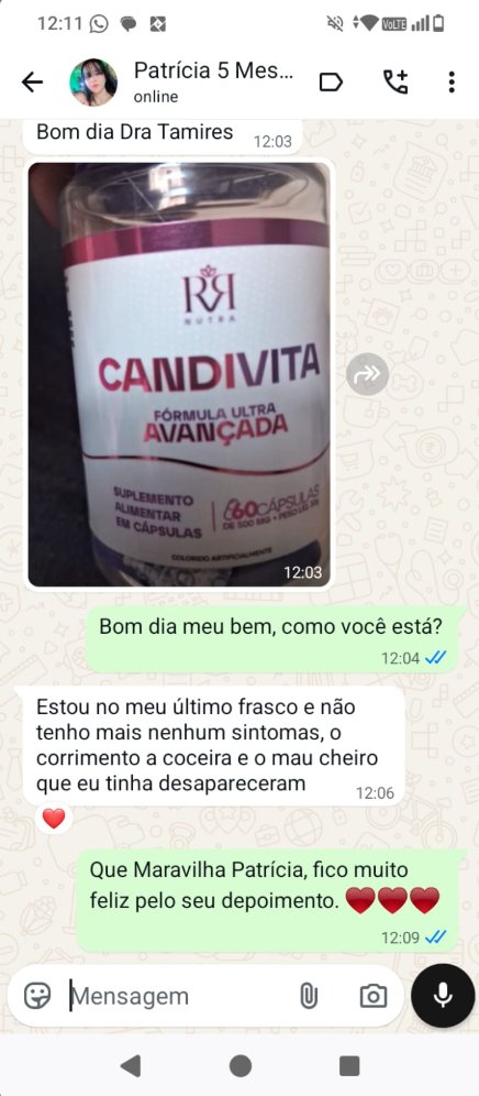 Depoimento WhatsApp - Patrícia